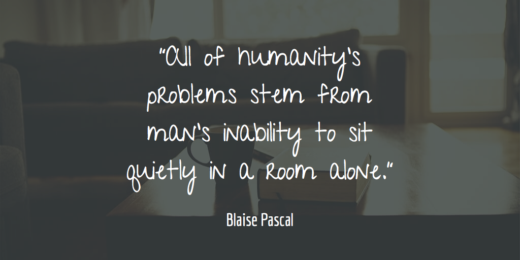 Blaise Pascal on humanity's problems
